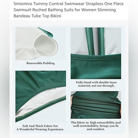 NWT-STUNNING ⭐️ BLUE SWIMSUIT
Removable straps - Picture 3 of 5